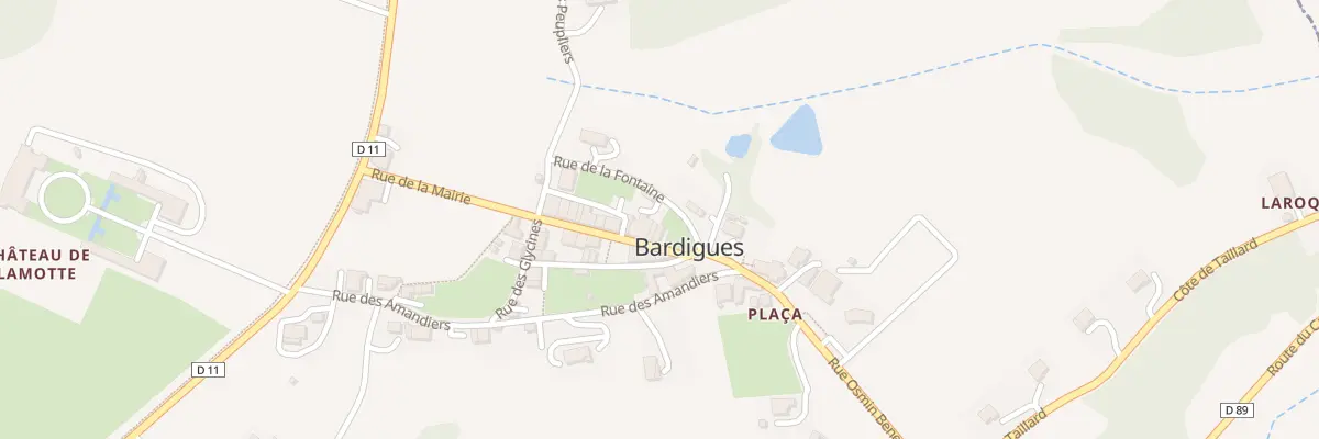 Plan du 5050 Village à Bardigues