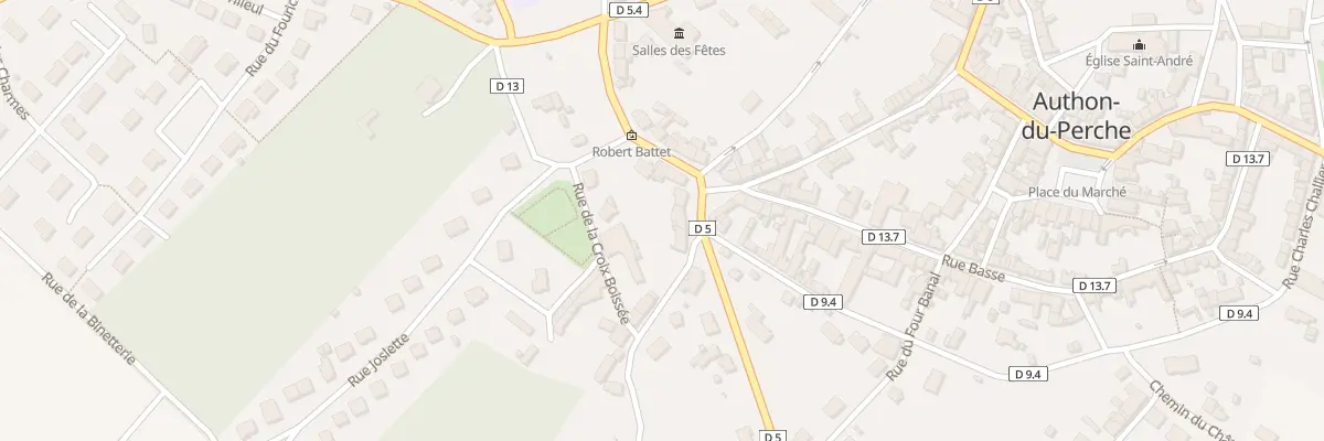 Plan du 3B Pl du Pont des Bordes à Authon-du-Perche