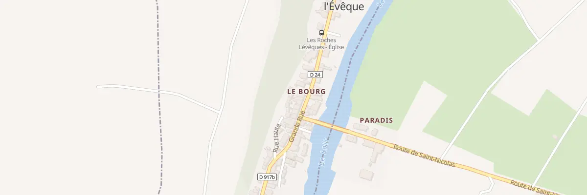 Plan du 41 Grande Rue aux Roches-l’Évêque