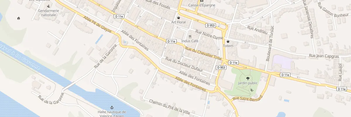 Plan du 26B Rue du Doc Dufaur à Valence