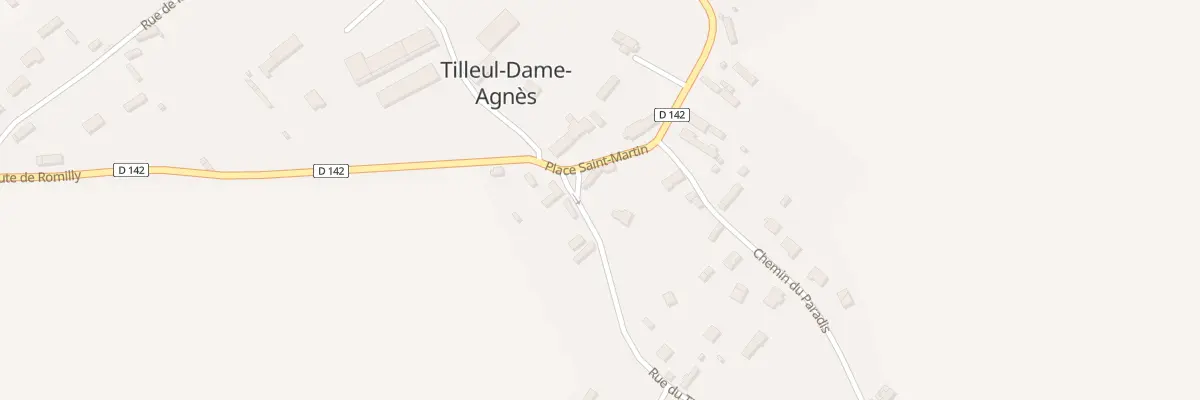 Plan du 3 Pl Saint-martin à Tilleul-Dame-Agnès