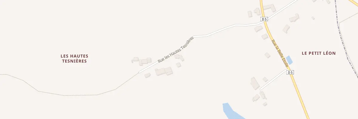 Plan du 21 Les Hautes Tesnieres à Lunay