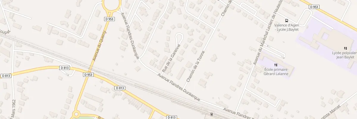 Plan du 17 Rue de La Garenne à Valence