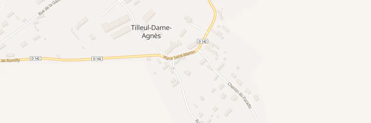 Plan du 4 Pl Saint-martin à Tilleul-Dame-Agnès