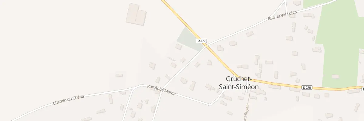 Plan du 1662 Rue Maeterlinck à Gruchet-Saint-Siméon