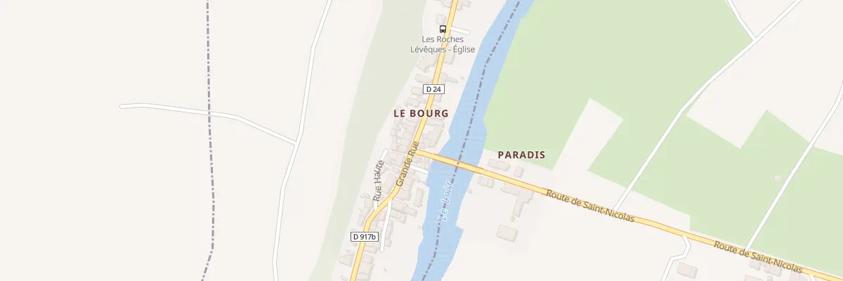 Plan du 40 Grande Rue aux Roches-l’Évêque