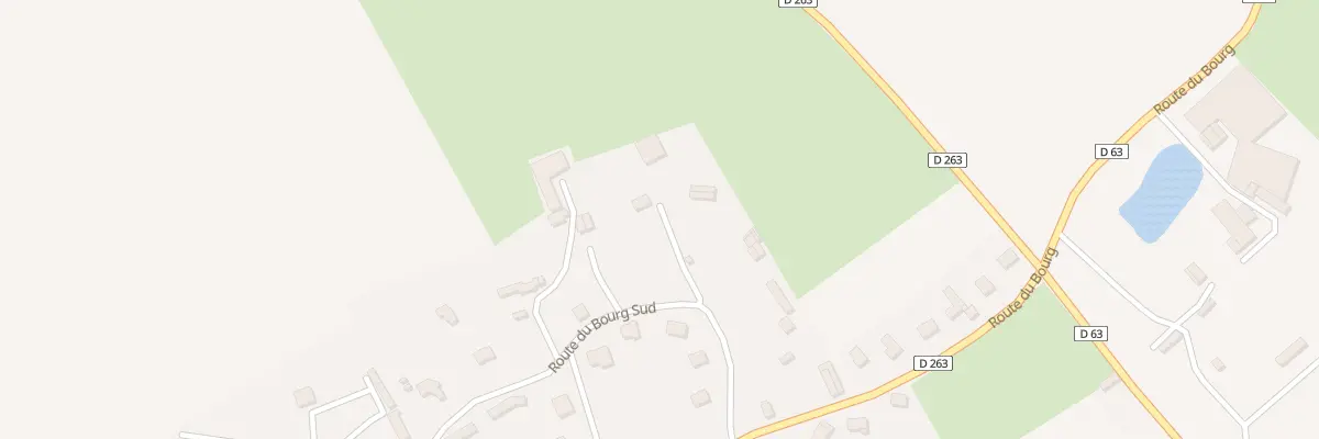 Plan du 108 Rte du Bourg Sud à Mesnil-Panneville