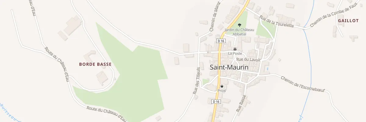 Plan du 7 Rue des Tilleuls à Saint-Maurin
