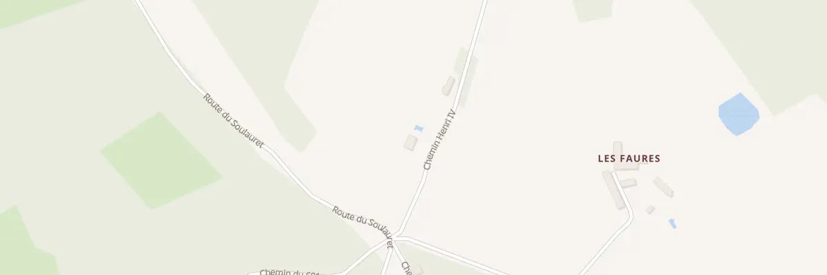 Plan du 25A Tandounet à Gaugeac