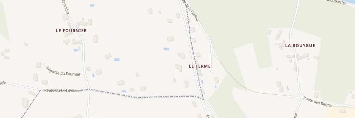 Plan du 1A Le Fournier à Alles-sur-Dordogne