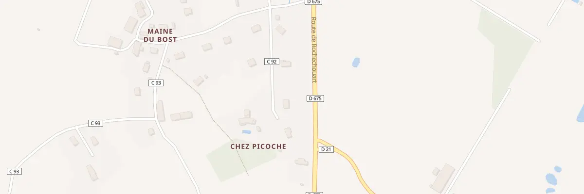 Plan du 135 Chez Picoche à Saint-Junien