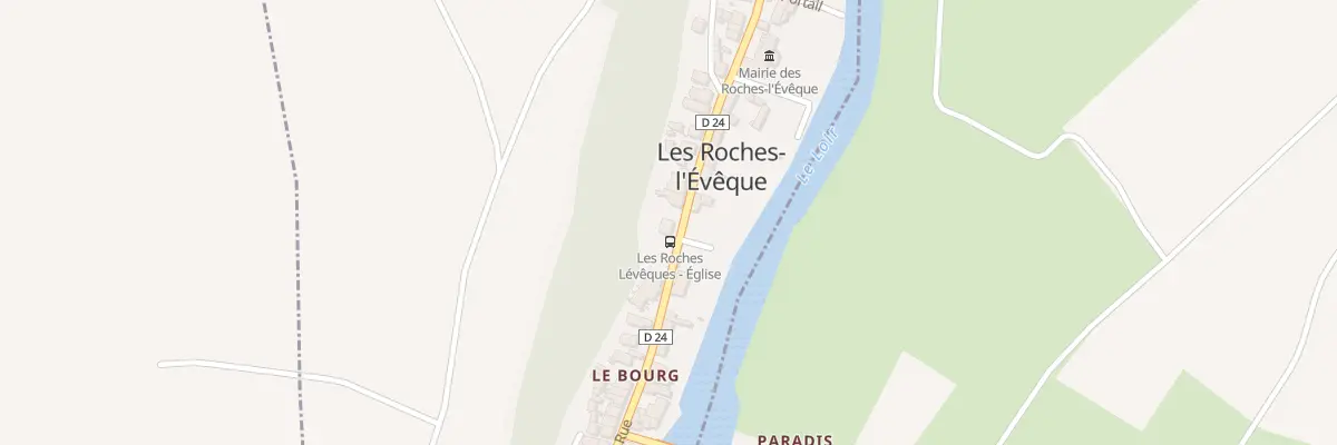 Plan du 51 Grande Rue aux Roches-l’Évêque