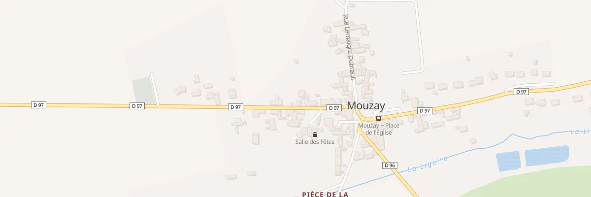 Plan du 2 Rue du Vicomte d’Argenson à Mouzay
