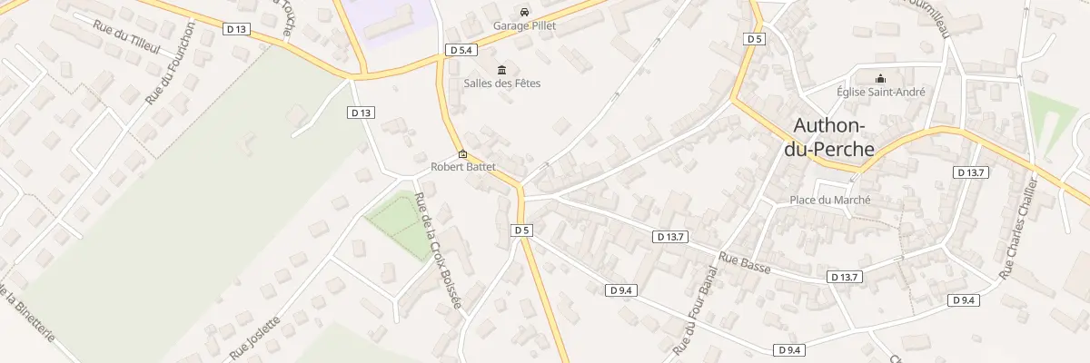 Plan du 32 Rue Marie-thibault à Authon-du-Perche