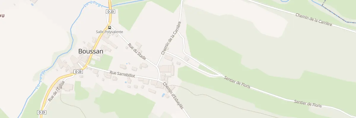 Plan du 62 Le Village à Boussan