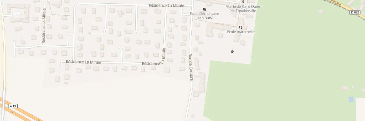 Plan du 12 Rue de Cambre à Saint-Ouen-de-Thouberville