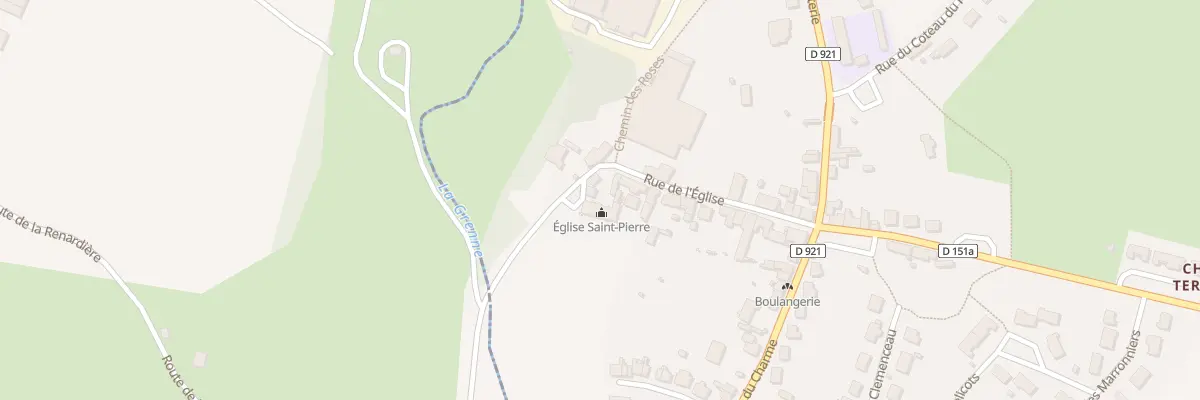 Plan du 2 Rue de l’Eglise à Cormenon