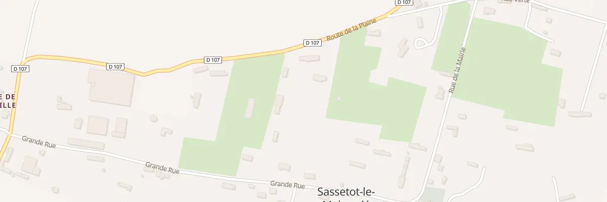 Plan du 6 Rte de la Plaine à Sassetot-le-Malgardé