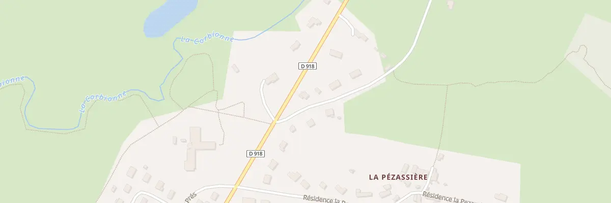 Plan du 1 La Pezassiere à Bretoncelles