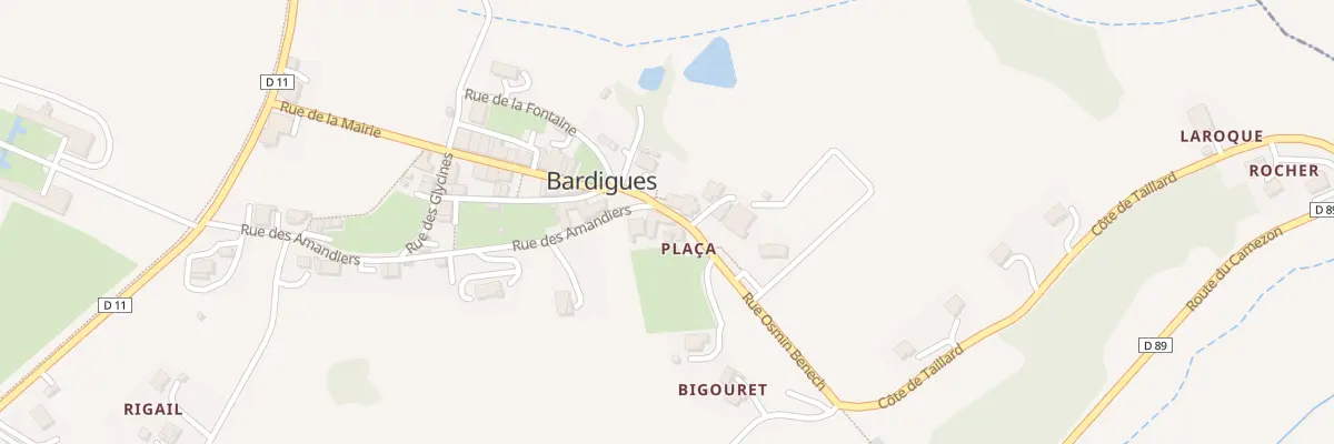 Plan du 5046 Village à Bardigues