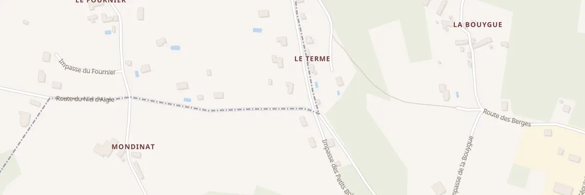 Plan du 1B Le Fournier à Alles-sur-Dordogne
