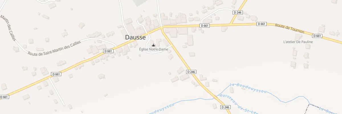 Plan du 86 Av Pierre Fournié à Dausse
