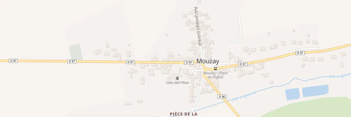 Plan du 2 Pl de l’Église à Mouzay
