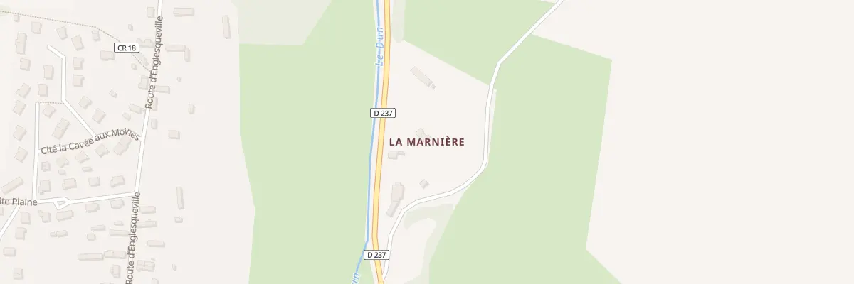 Plan du 8 Rte de Saint Aubin sur Mer au Bourg-Dun