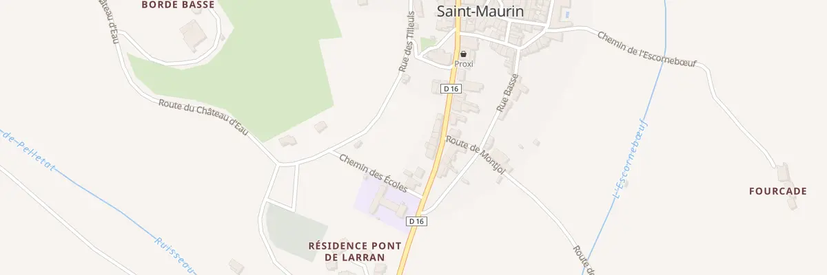 Plan du 12 Rue Principale à Saint-Maurin