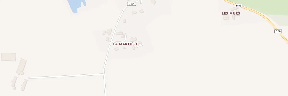 Plan du 6 La Martiere à Mouzay