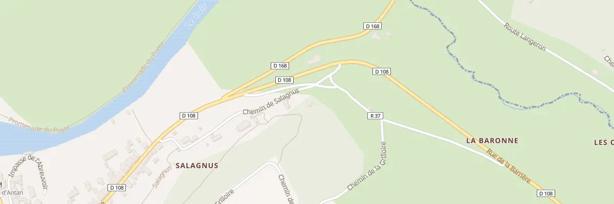 Plan du 17 Che de Salagnus à Lavardin
