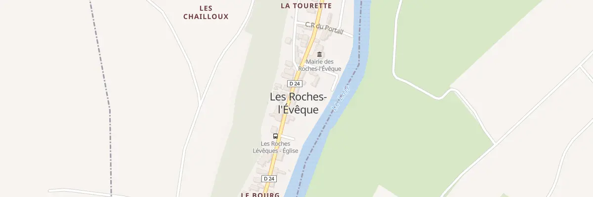 Plan du 54 Grande Rue aux Roches-l’Évêque