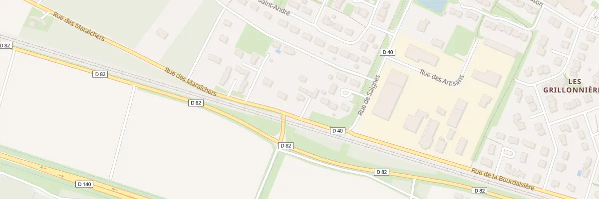 Plan du 4 Rue des Maraichers à Saint-Martin-le-Beau