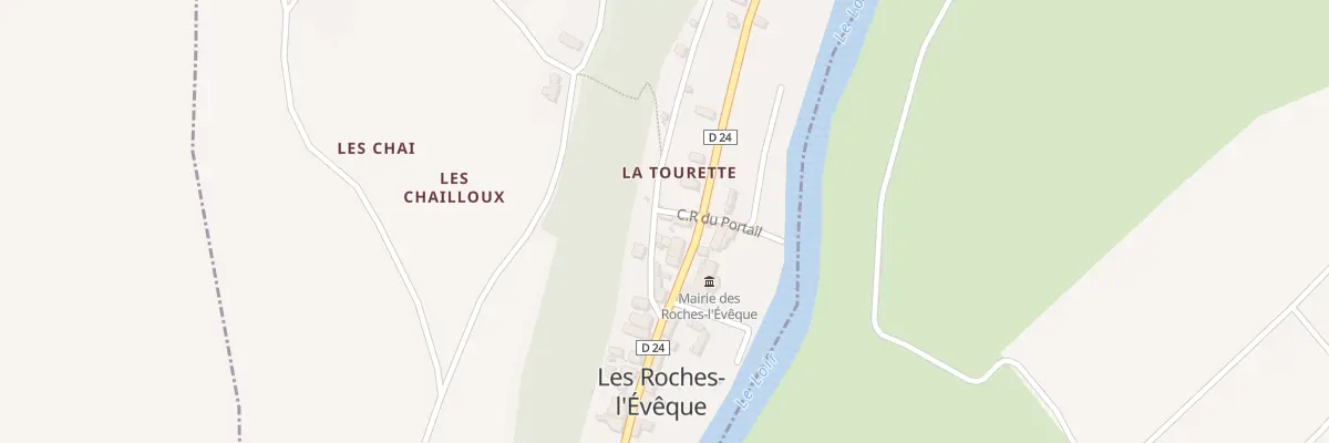 Plan du 67 Grande Rue aux Roches-l’Évêque