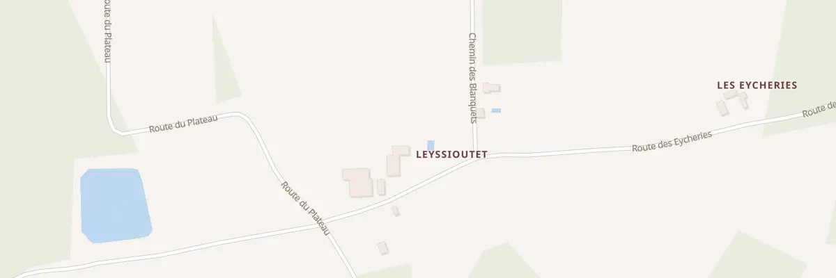 Plan du 580 Rte des Eycheries à Saint-Geyrac