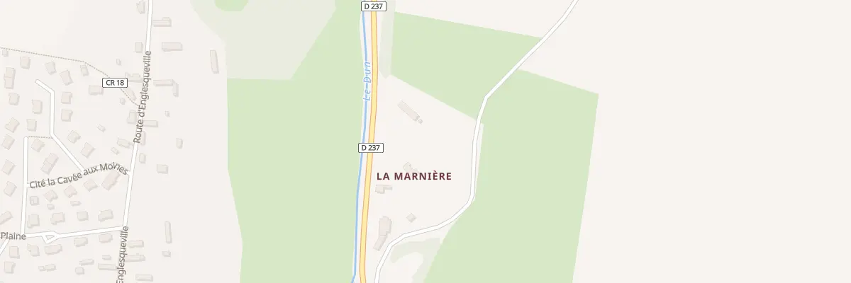 Plan du 14 Rte de Saint Aubin sur Mer au Bourg-Dun