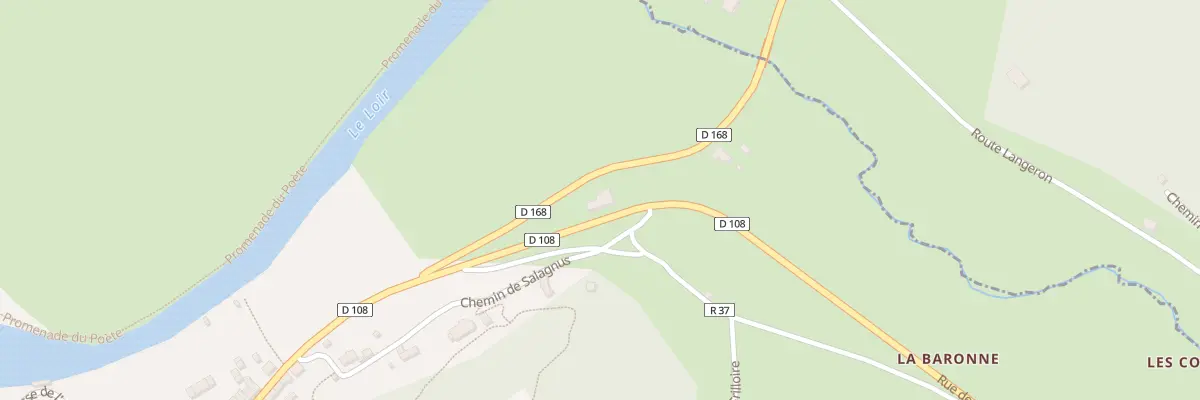 Plan du 88 La Baronne à Lavardin