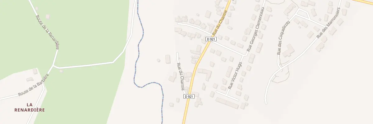 Plan du 38 Rue du Charme à Cormenon
