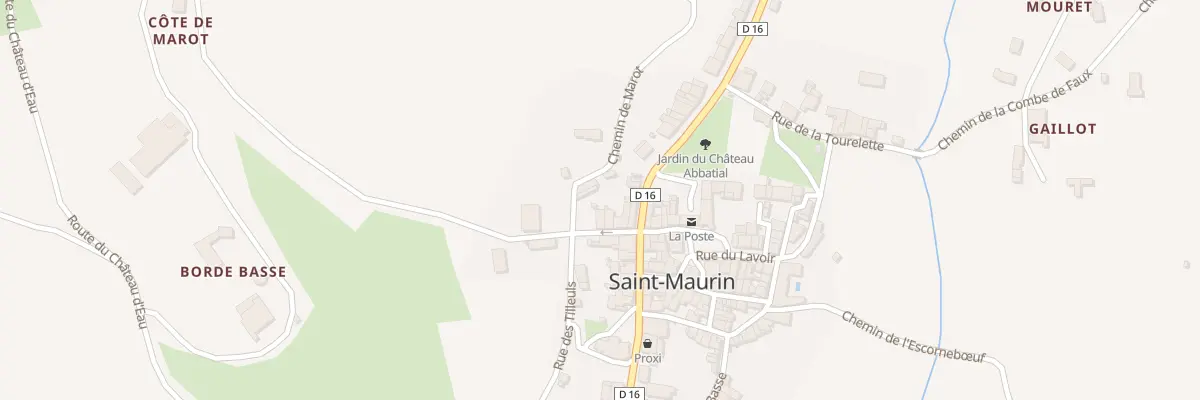 Plan du 2 Chem de Marot à Saint-Maurin