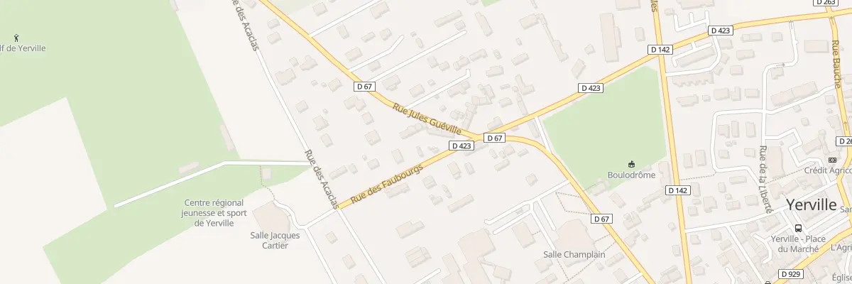 Plan du 111 Rue des Faubourgs à Yerville