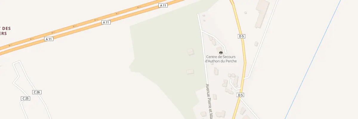 Plan du 31 Av Pierre et Marie Curie à Authon-du-Perche