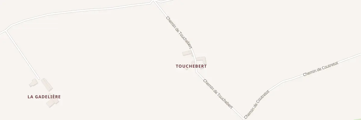 Plan du 2 Touchebert à Trizay-Coutretot-Saint-Serge