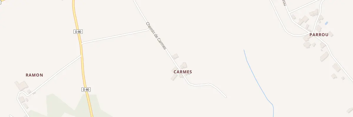 Plan du 5147 Carmes à Saint-Amans-du-Pech