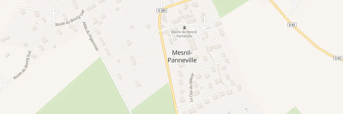 Plan du 5070 Le Bourg Sud à Mesnil-Panneville
