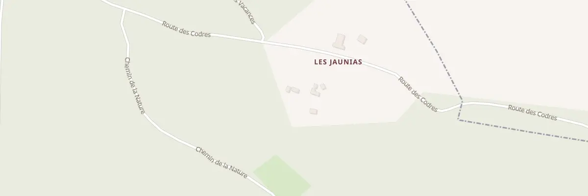 Plan du 1840 Rte des Codres à La Douze