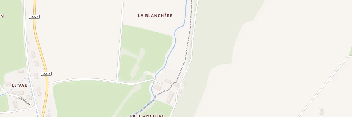 Plan du 340 La Blanchère à Auzouer-en-Touraine