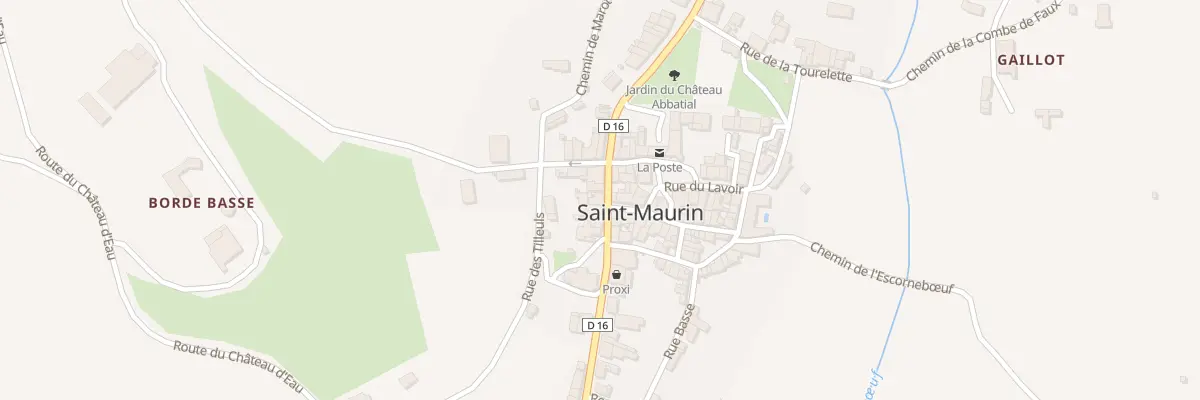 Plan du 28 Rue Principale à Saint-Maurin