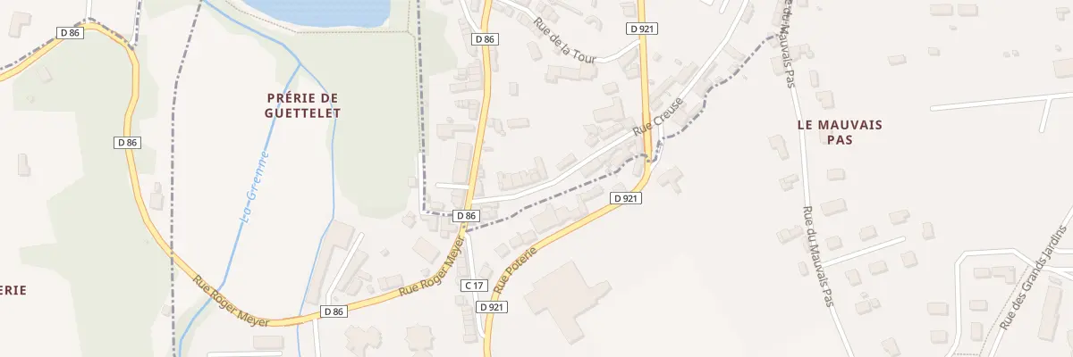 Plan du 43 Rue Creuse à Mondoubleau