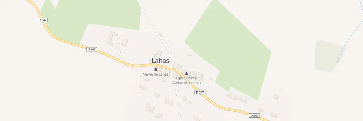 Plan du 5004B Au Village à Lahas