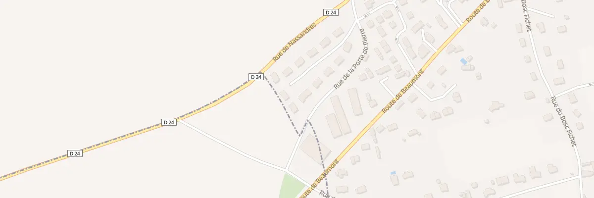Plan du 2 Rue de la Porte de Pierre au Neubourg